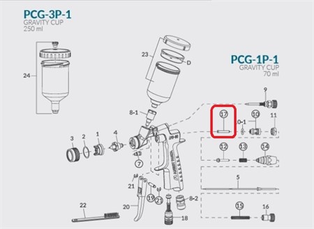 Air valve shaft